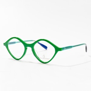 Slàn-reic unisex Fireann Boireann Acetate frèamaichean eyeglasses