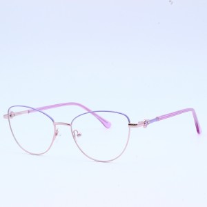 Metal Spring Hinge Cat Eye Glasses Frames