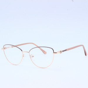 Metal Spring Hinge Cat Eye Glasses Frames