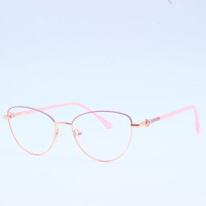 Metal Spring Hinge Cat Eye Glasses Frames