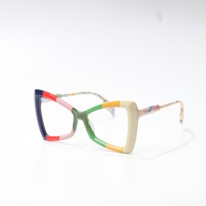 Montatura in acetato color cat eye