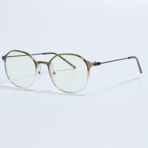 Vintage հաստ Gafas Opticas De Hombres թափանցիկ TR90 շրջանակներ