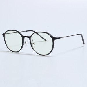 Vintage հաստ Gafas Opticas De Hombres թափանցիկ TR90 շրջանակներ