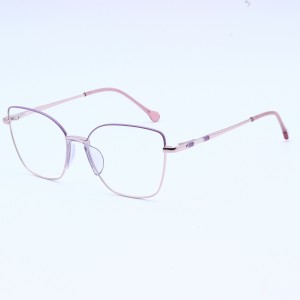 Women Wire Frame UV Blocking Computer Glasses