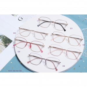 Women Wire Frame UV Blocking Computer Glasses