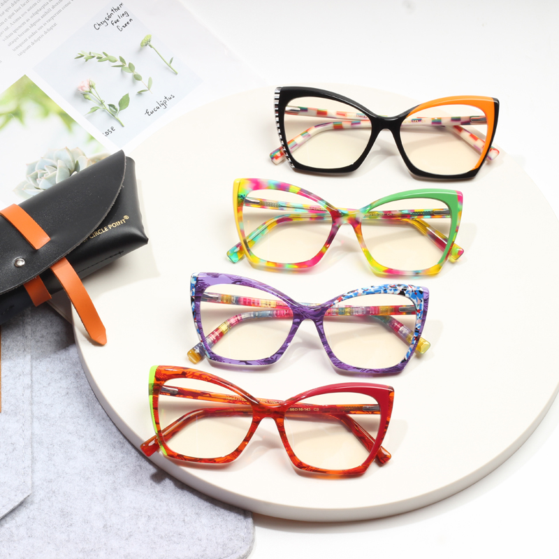 Fashion women's acetate frames