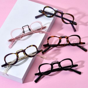 New color fashion cat eye acetate spectacle frame