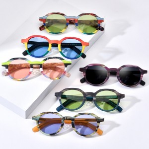 New frosted acetate square sunglasses