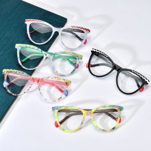 Acetate cat’s eye glass frames