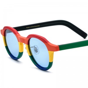 New frosted acetate square sunglasses