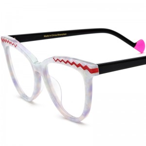 Acetate cat’s eye glass frames