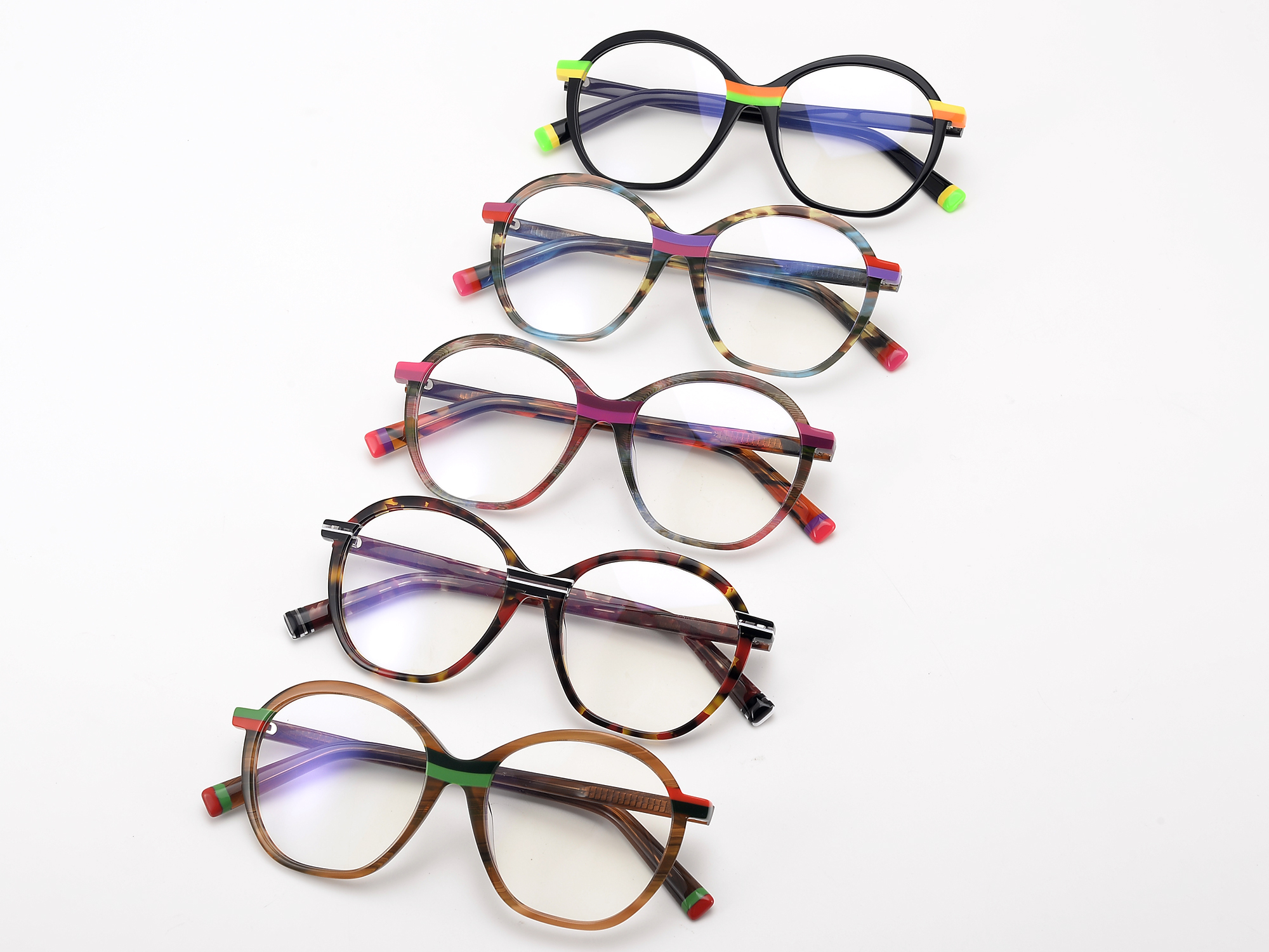 Fashion acetate frames for men and women