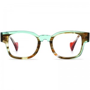 New Mosaic square acetate spectacle frames