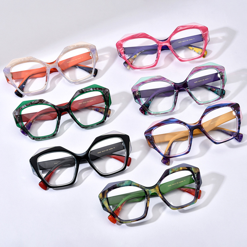 ZEELOOL cat eye acetate glass frame