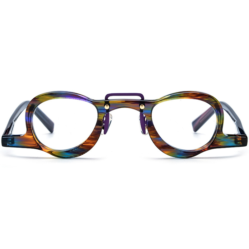 New color fashion cat eye acetate spectacle frame