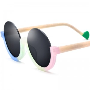 New frosted acetate half-frame sunglasses