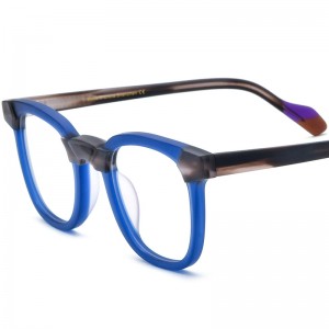 New parquet frosted acetate spectacle frames