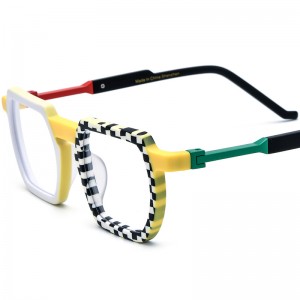 Multicolor acetate spectacle frames