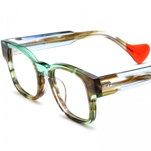 New Mosaic square acetate spectacle frames