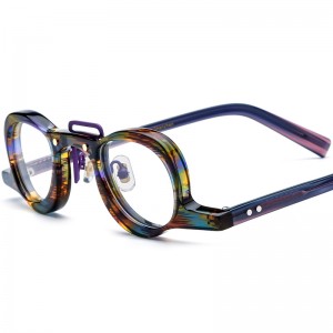 New color fashion cat eye acetate spectacle frame