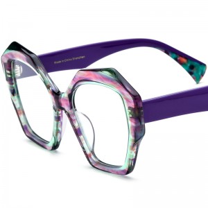 ZEELOOL cat eye acetate glass frame