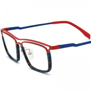 Acetate square plate spectacle frames