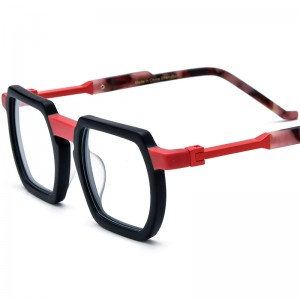 Multicolor acetate spectacle frames