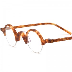 New vintage small round acetate glass frames