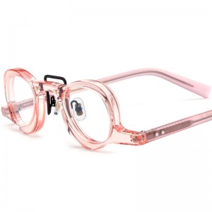 New color fashion cat eye acetate spectacle frame