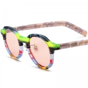 New frosted acetate square sunglasses