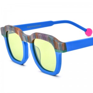 Acetate frame sunglasses star personality