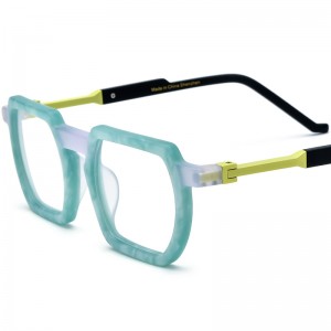 Multicolor acetate spectacle frames