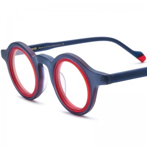 New multicolor Mosaic ring frosted acetate glasses frame