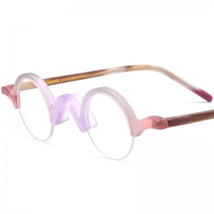 New vintage small round acetate glass frames