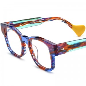 New Mosaic square acetate spectacle frames