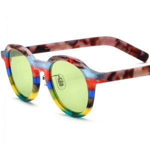 New frosted acetate square sunglasses