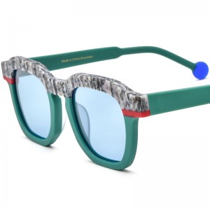 Acetate frame sunglasses star personality