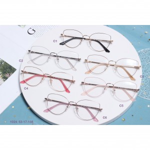 eyeglasses frame metal eyewear glass frame