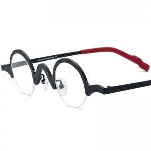 ultra-light pure titanium myopia round frame