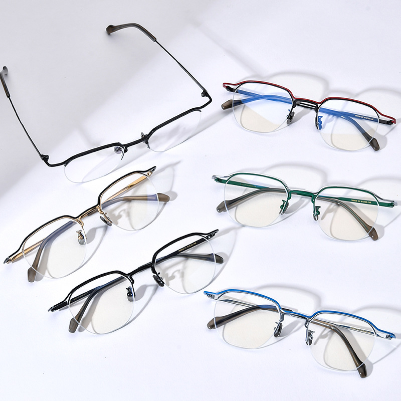 2024 Hot half frame square glasses