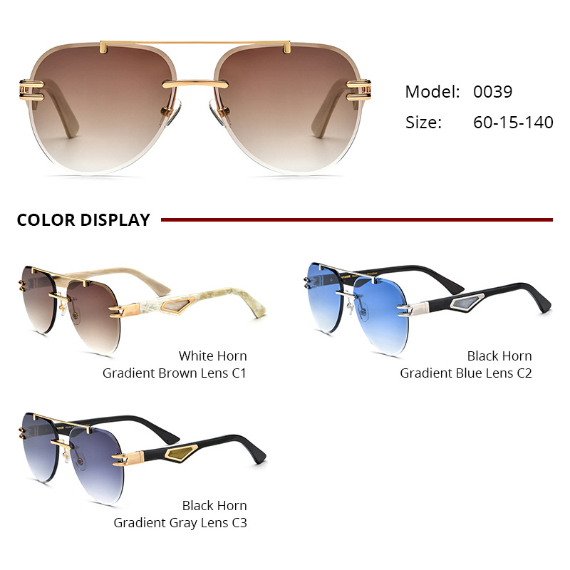 horn material eyewear factory price