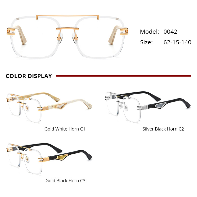 horn material eyewear hot sale