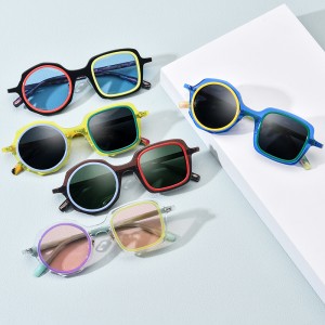 Patchwork new plate irregular sunglasses