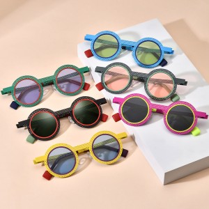 Multi-color titanium personality sunglasses