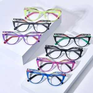 Color ultra light pure titanium near-vision frame