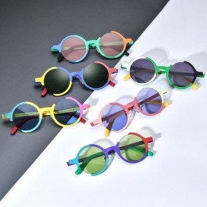 Special-shaped pure titanium sunglasses