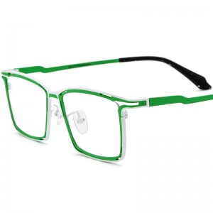 Pure titanium myopia square glasses frame