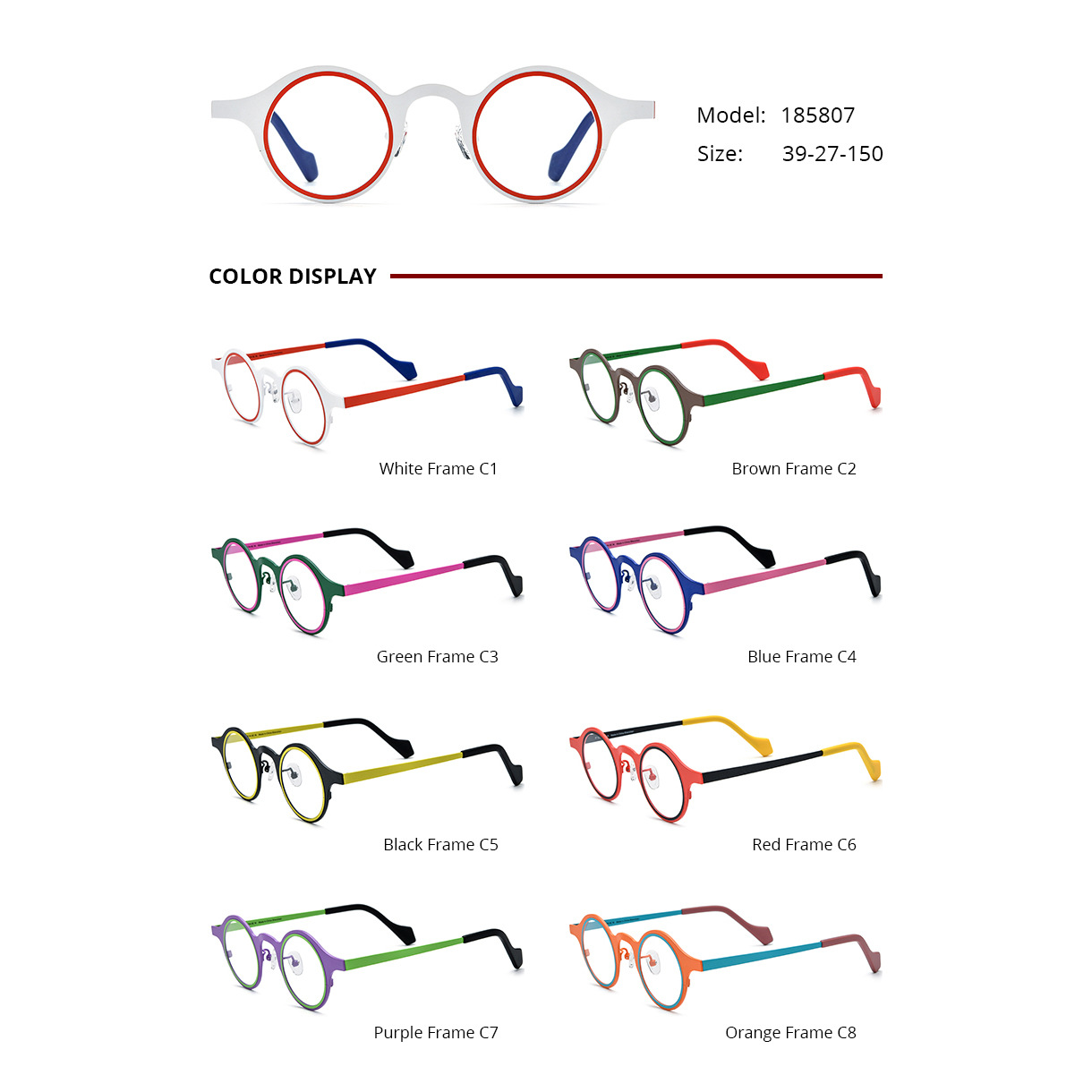 titanium frame customize