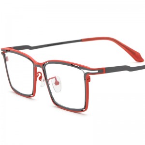 Pure titanium myopia square glasses frame