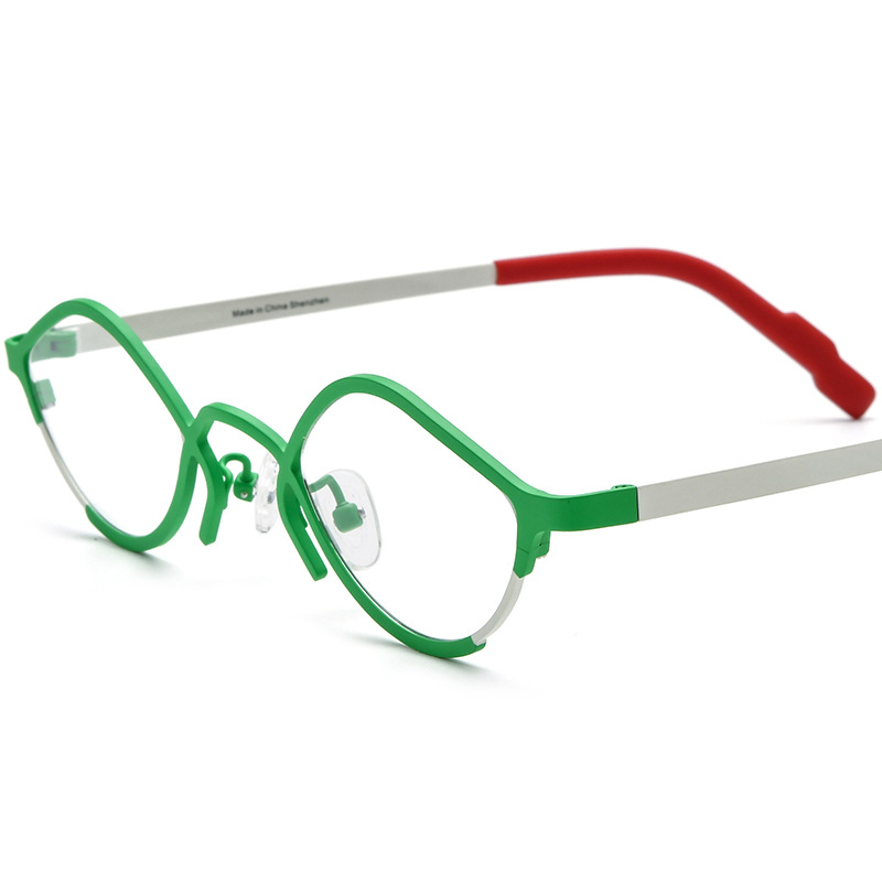 Cat eye fashion pure titanium frames